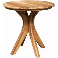 Syfax Table d'appoint Marron 55 x 55 x 51 cm Bois de teck massif