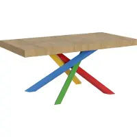 Itamoby Table Extensible 90X180/440 Cm Volantis Quercia Natura Structure 4/B