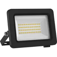 Osram Projecteur LED avec classe d'efficacité énergétique A, boîtier en aluminium noir, 15 W, 2600 lm, pour applications extérieures, design compact, poids léger, montage facile, LED non remplaçable