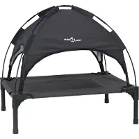 Syfax Lit pour Chien Noir 62 x 48 x 61 cm Acier
