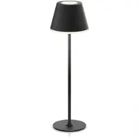 Brandson lampe de table sans fil, lampe de table LED, lampe de chevet, dimmable, tactile, lampe de table à batterie avec station de charge USB, blanc chaud, blanc neutre, blanc froid