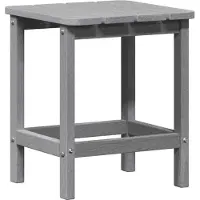Syfax Table d'appoint Gris clair 38 x 38 x 46 cm Polyéthylène