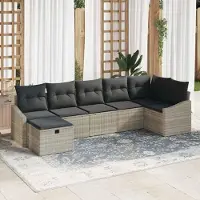 Prolenta Maison Exclusive - Ensemble de canapé 8 pièces en polyrotin