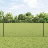 Syfax Clôture en fil soudé 10 x 1,5 m (L x H) Acier recouvert de PVC