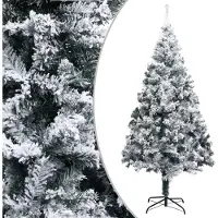 Prolenta Maison Exclusive - Sapin de Noël artificiel « Snow Green » 210 cm en PVC
