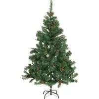 Christmas gifts Arbre de Noël avec pommes de pin 210 cm 980 pointes