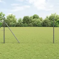 Syfax Clôture en fil soudé pour sol 25 x 1 m (l x h)