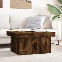 Prolenta Maison Exclusive - Table basse en chêne fumé 80x55x40 cm Matériau dérivé du bois
