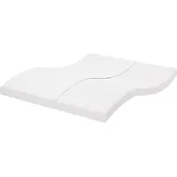 Syfax Matelas en mousse blanc 180x220 cm 7 zones dureté 20 ILD