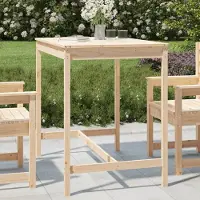 Prolenta Maison Exclusive - Table de jardin 121x82,5x110 cm en bois massif de pin