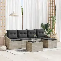 Prolenta Maison Exclusive - Ensemble de canapé 6 pièces en polyrotin