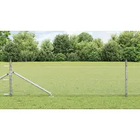 Syfax Clôture en fil soudé avec pointes 25 x 0,4 m (L x H)