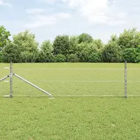 Syfax Clôture hexagonale avec poteau 10 x 0,4 m Acier galvanisé