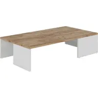 Vicco table basse Hardi Chêne blanc/force de l'or 90x21.4cm, Model 55426