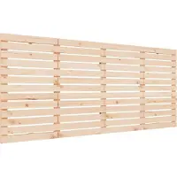 Syfax Tête de lit murale 186x3x91,5 cm Bois massif de pin