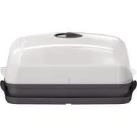 Prosperplast Sadbova s polykarbonátovým víkem RESPANA TABLE GREENHOUSE 39,1 cm - barva: antracit