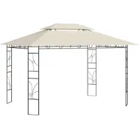 Syfax Belvédère 4x3x2,7 m Crème 160 g/m²