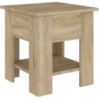 Syfax Table basse chêne sonoma 40x40x42 cm bois d'ingénierie