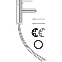 Syfax Robinet de lavabo de salle de bain Finition chromée 130x176 mm