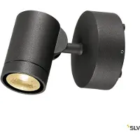 SLV Helia Projecteur LED pour mur et plafond IP55 1-flamme 3000K dimmable anthracite