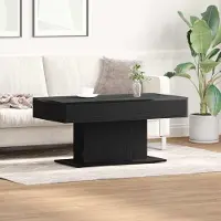 Prolenta Maison Exclusive - Table basse aspect chêne noir 96 x 50 x 45 cm Matériau dérivé du bois