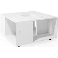 Vicco Table basse Anton Blanc 80x80cm, Model 34493