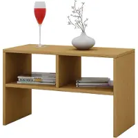 VCM Table d'appoint en bois | Table basse simple | Dimensions env. H. 40 x W. 63 x D. 30 cm | Table salon | Table basse - Nachto S