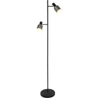 Anne Lighting - lampadaire - Fjorgard - noir - métal - Ø 25cm - E27 - 1702ZW
