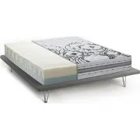 Talamo Italia Incoronata - Matelas Double, 200x160x22h cm Blanc, Déhoussable Italy