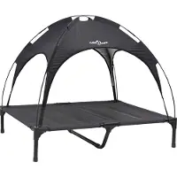 Syfax Lit pour Chien Noir 92 x 77 x 82,5 cm Acier