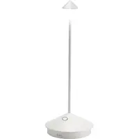 Zafferano Pina Pro Lampe De Table Led Blanche Rechargeable Et Dimmable Sans Fil 2200-2700-3000K