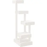 Syfax Arbre à chat Blanc 45,5x49x103 cm Bois de pin massif