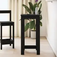Prolenta Maison Exclusive - Bar haut, dimensions 51 x 50 x 103,5 cm, matériau composite bois, finition noire imitation chêne