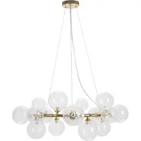 Toolight Lampe Suspendue APP907-20CP Gold
