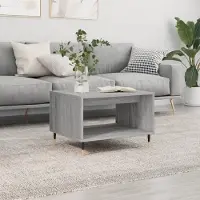 Prolenta Maison Exclusive - Table basse Gris Sonoma 60x50x40 cm Matériau dérivé du bois