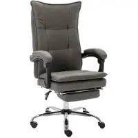 Syfax Chaise de bureau Gris Tissu