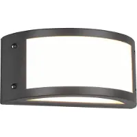 TRIO Applique d'extérieur LED KENDAL anthracite 12 W, blanc chaud, 1 200 lm, plastique, dimensions : 11,5 x 24,8 x 24,8 cm, IP54, RL