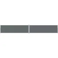 Syfax Auvent latéral rétractable Anthracite 180x1200 cm