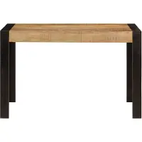Syfax Table à dîner 120x60x76 cm bois de manguier massif