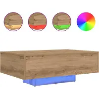 vidaXL Table basse en chêne Artisan 85 x 55 x 31 cm Bois composite