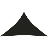 The Living Store Voile d'ombrage triangulaire "Living Store" en tissu Oxford, dimensions 3x3x4,24 mètres, couleur noire