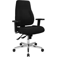 Topstar PI99GBC0 siège de bureau P91 - noir, avec accoudoirs