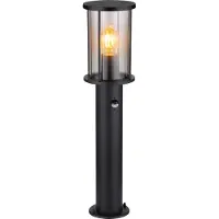 Globo lampe d'extérieur acier inoxydable noir mat, 1x E27