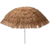Spetebo Parapluie Hawaii Ø 155 cm - couleur : marron