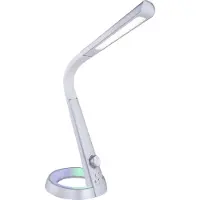 Globo Lampe de bureau Mitti gris argenté