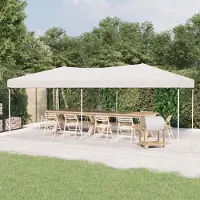 vidaXL BEI CLORIS Tente de réception pliante Blanc 3x6 m - Pavillons & Tentes de réception Nouveau7725190 1parcel