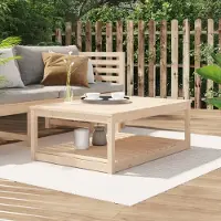 Prolenta Maison Exclusive - Table de jardin 121x82,5x45 cm en pin massif