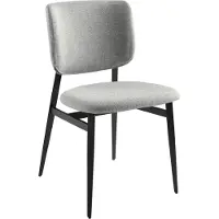 Angel Cerdá chaise en tissu gris clair 4147