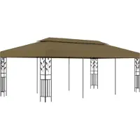 Syfax Chapiteau 6x3 m Taupe 180 g/m²