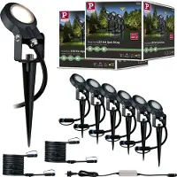 Paulmann Bundle Plug & Shine LED Projecteur de jardin Sting